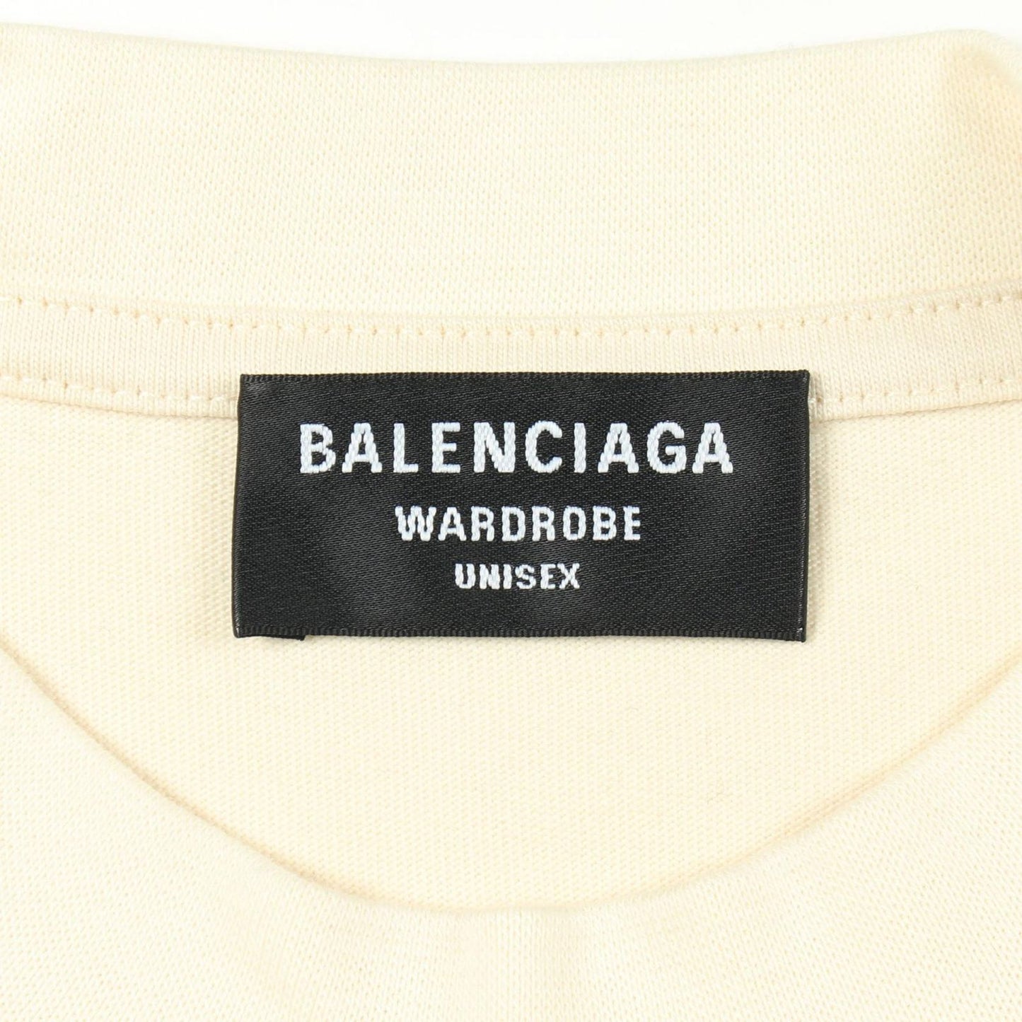 Balenciaga Short Sleeve Political Campaign Beige Cotton — view 3