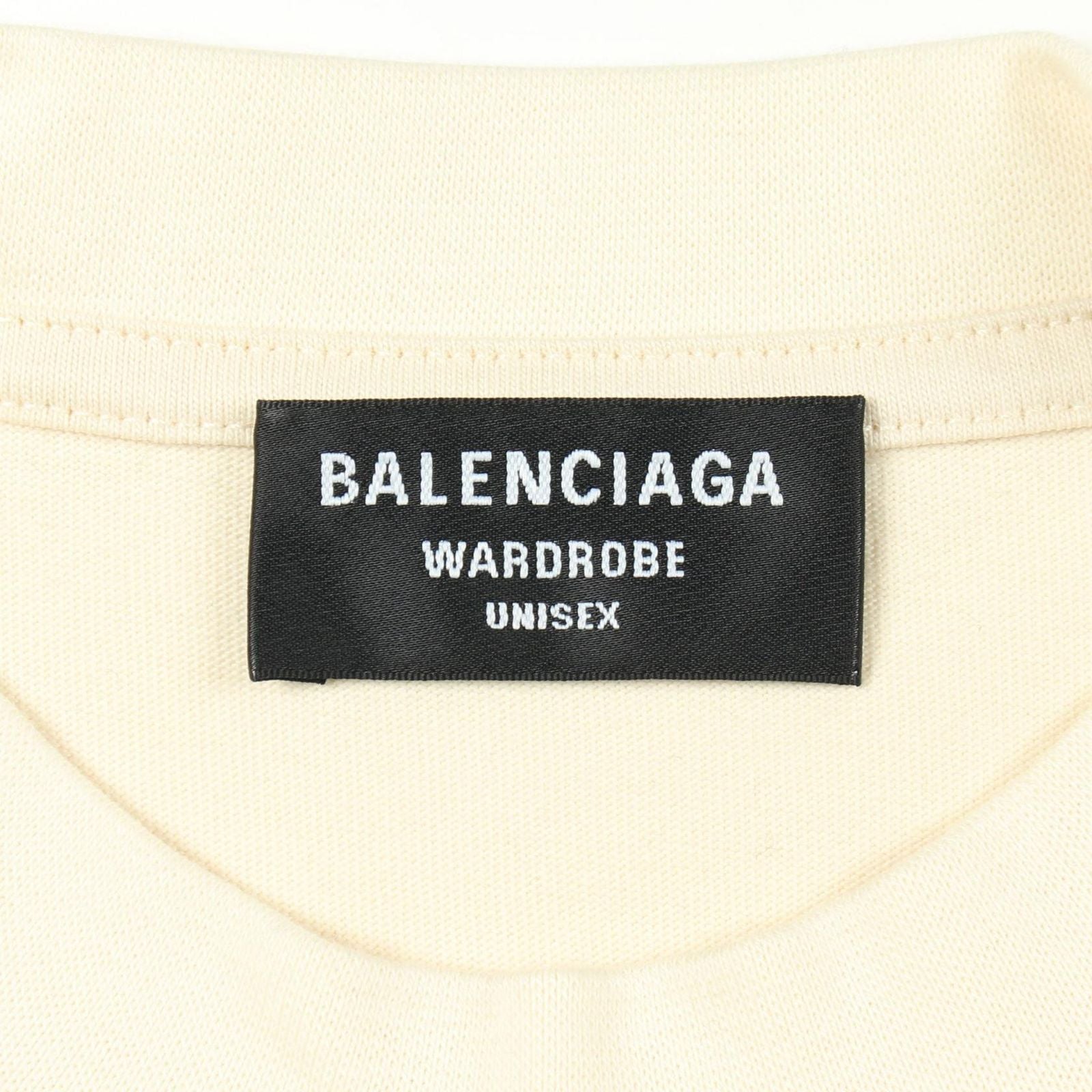 Balenciaga Short Sleeve Political Campaign Beige Cotton — view 3
