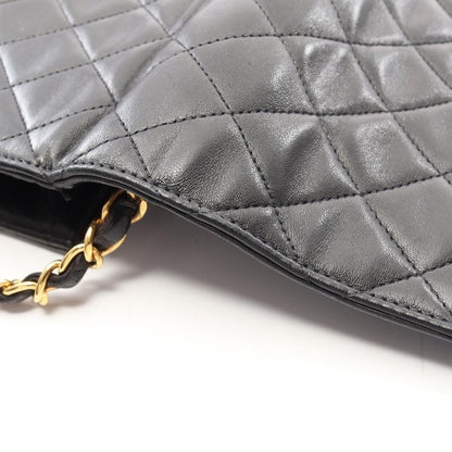 Chanel Shoulder Bag Quilted lela Sbnine Black Lambskin Che — view 8