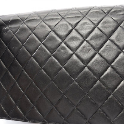 Chanel Shoulder Bag Quilted lela Sbnine Black Lambskin Che — view 9