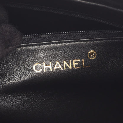 Chanel Shoulder Bag Quilted Black Lambskin Che — view 4