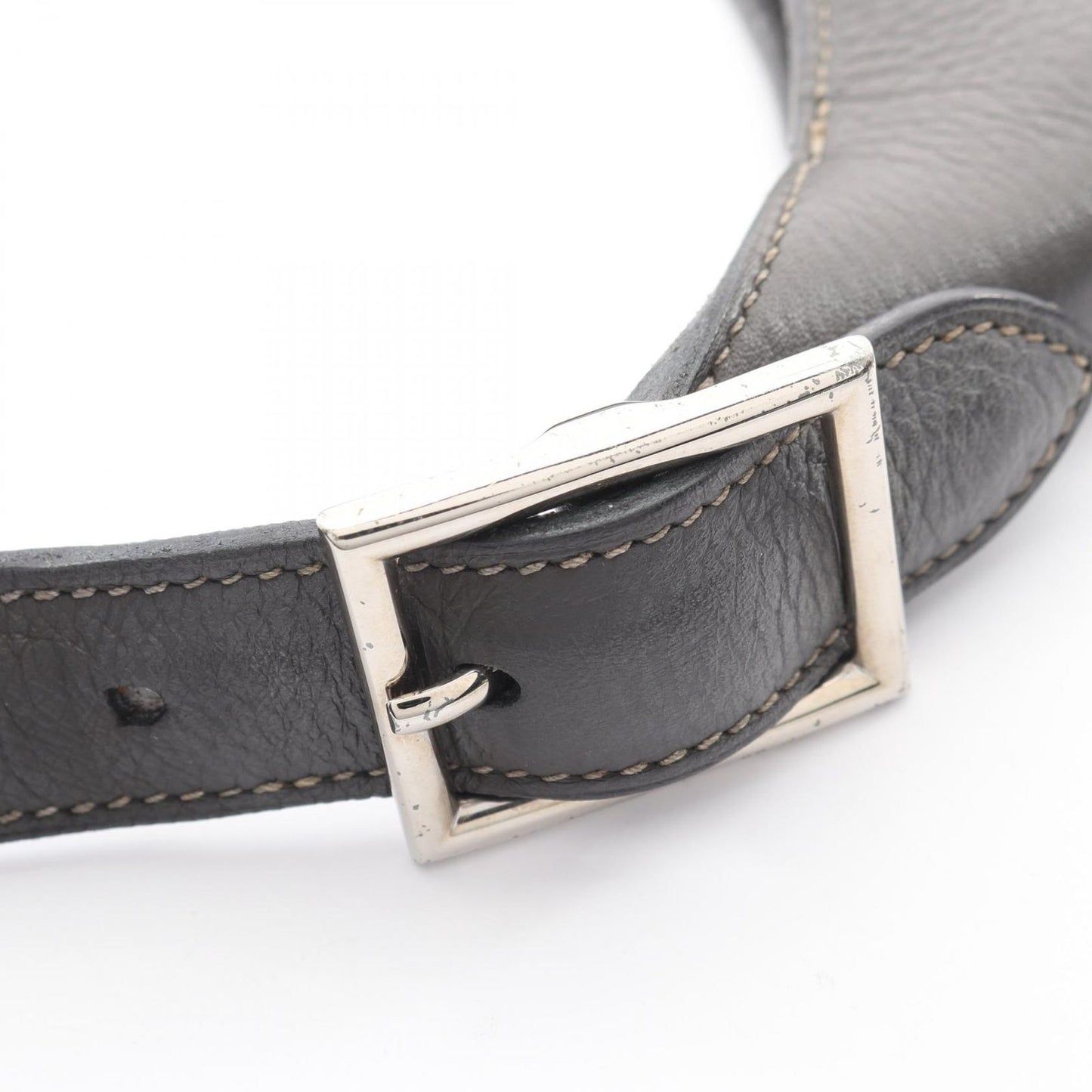 Hermes Shoulder Bag Leather — view 8