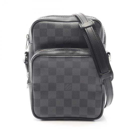 Louis Vuitton Shoulder Bag Remu Canvas Leather