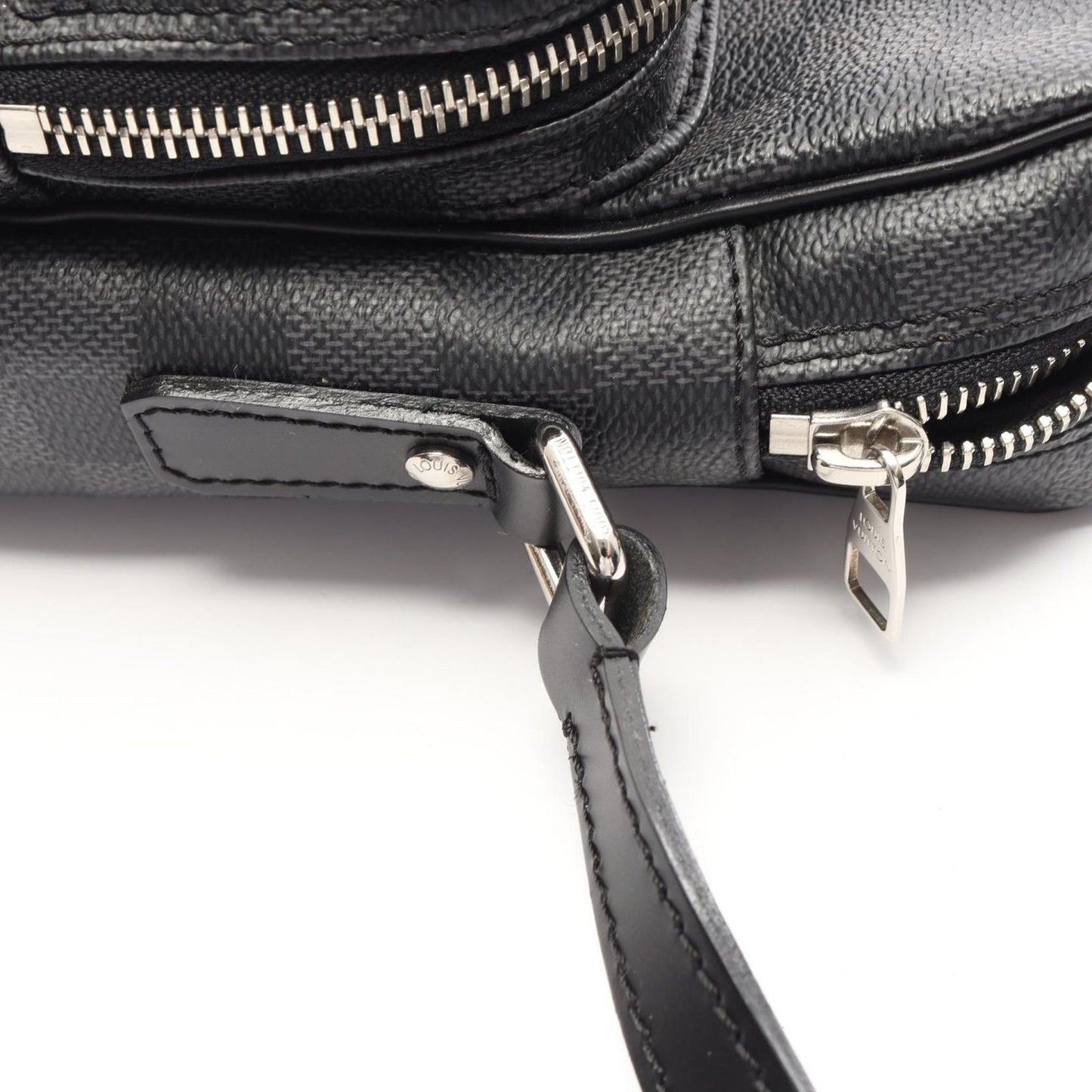 Louis Vuitton Shoulder Bag Remu Canvas Leather — view 7