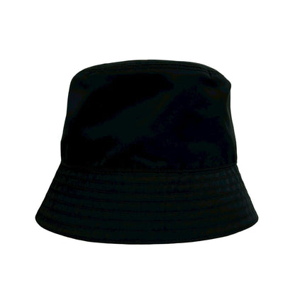 Prada Box Re-Nylon Logo Nylon Bucket Hat Black — view 5