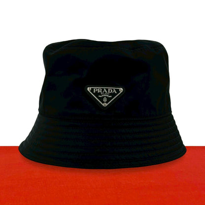 Prada Nylon Bucket Hat Black