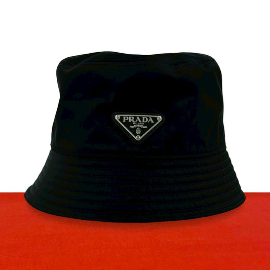 Prada Nylon Bucket Hat Black