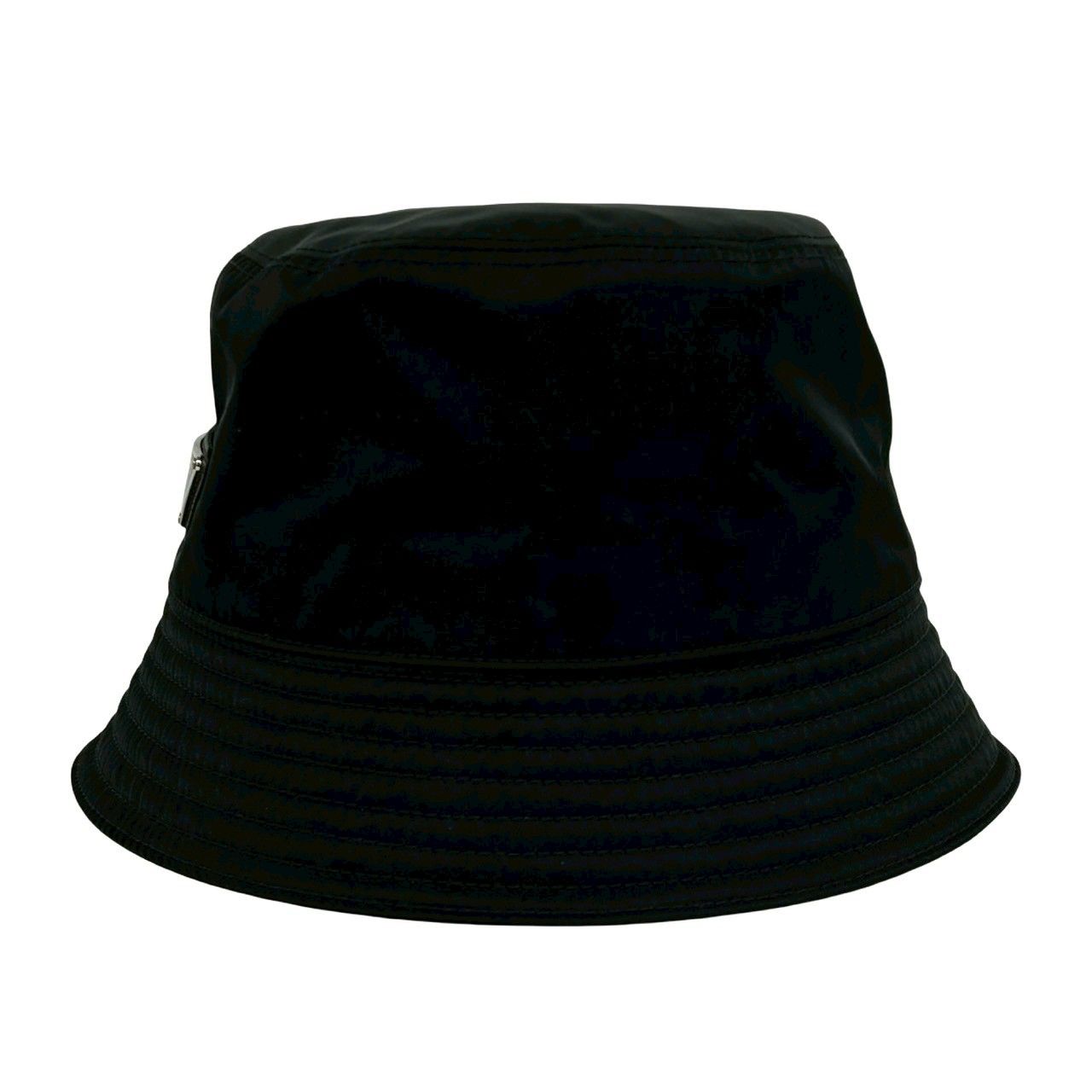 Prada Nylon Bucket Hat Black — view 4