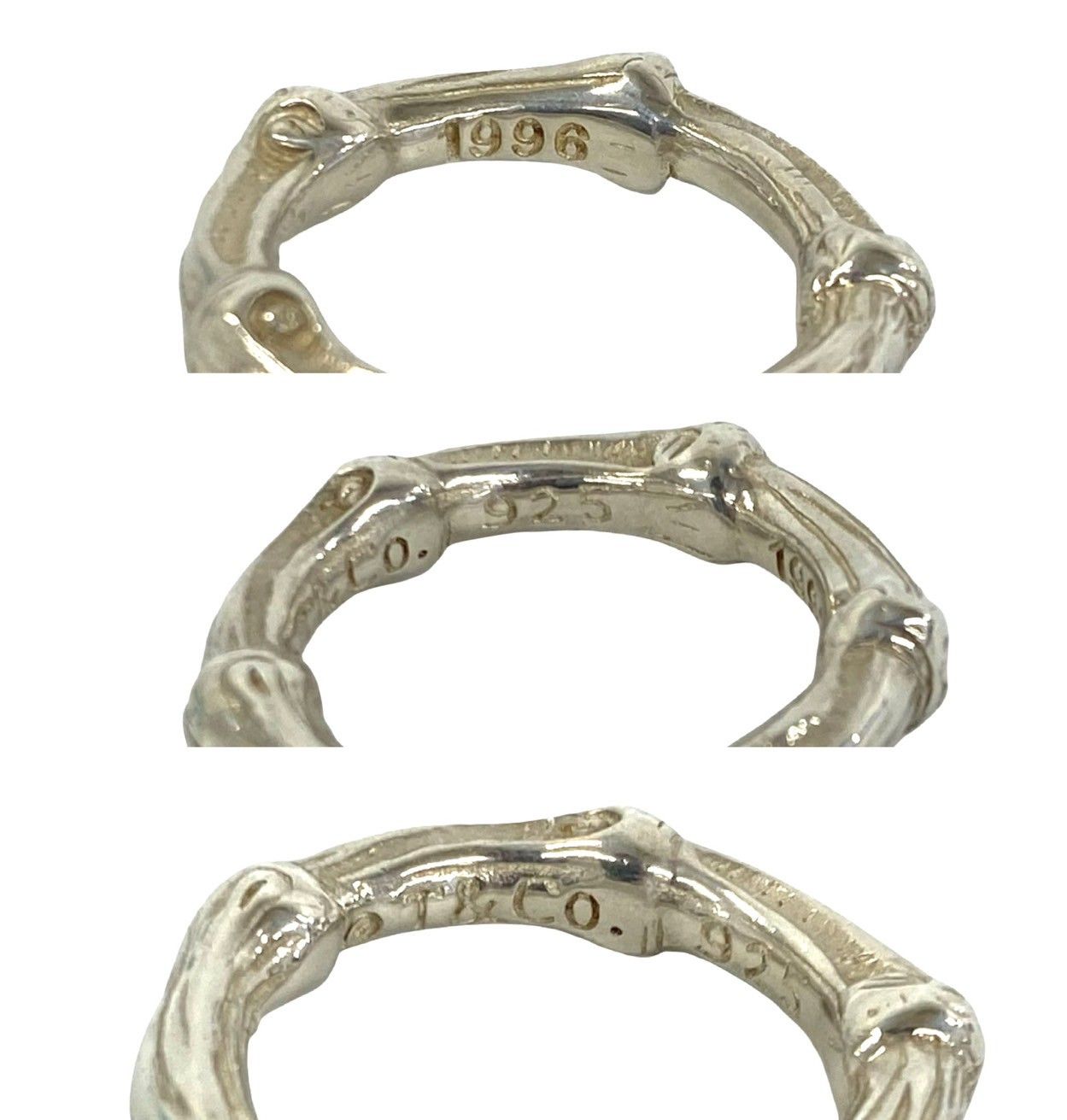 Tiffany & Co Bamboo Ring 925 Sterling Silver — view 3