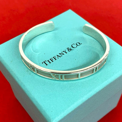 Tiffany & Co Atlas Bangle 925 Sterling Silver Bracelet