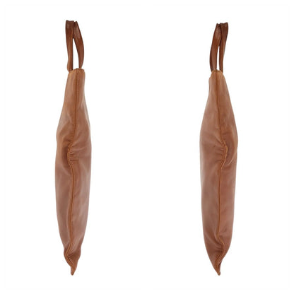 Loewe Anagram Brown Camel Gold Leather Tote — view 8