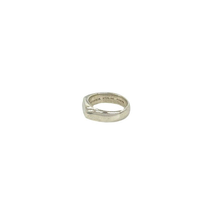 Tiffany & Co Box Signet Heart Ring 925 Sterling Silver No 7 — view 4