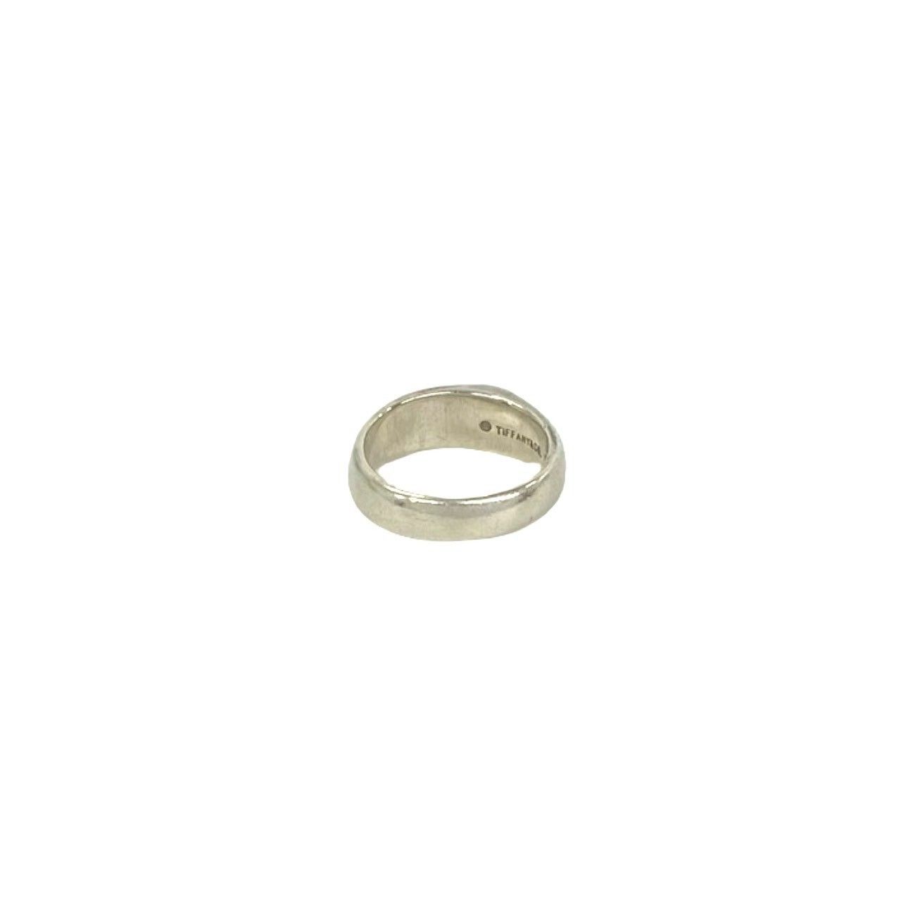 Tiffany & Co Box Signet Heart Ring 925 Sterling Silver No 7 — view 6