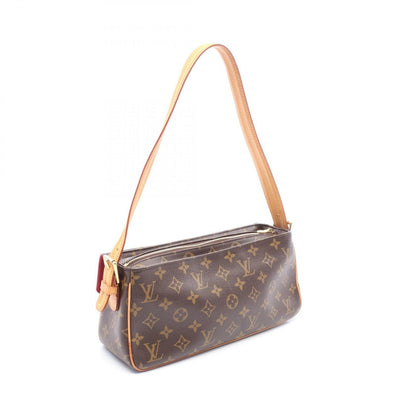 Louis Vuitton Shoulder Bag Viva City MM Canvas Leather — view 2