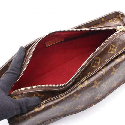 Louis Vuitton Shoulder Bag Viva City MM Canvas Leather — view 3