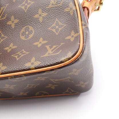 Louis Vuitton Shoulder Bag Viva City MM Canvas Leather — view 7