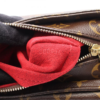 Louis Vuitton Shoulder Bag Viva City MM Canvas Leather — view 5