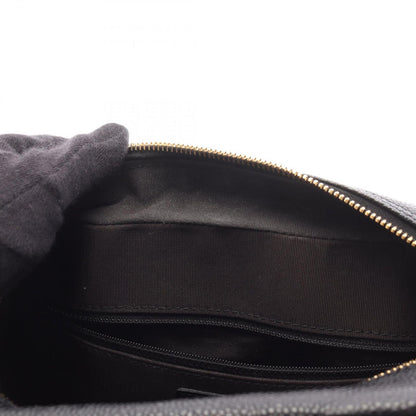 Chanel Handbag Quilted Black Leather CC Logo — view 6