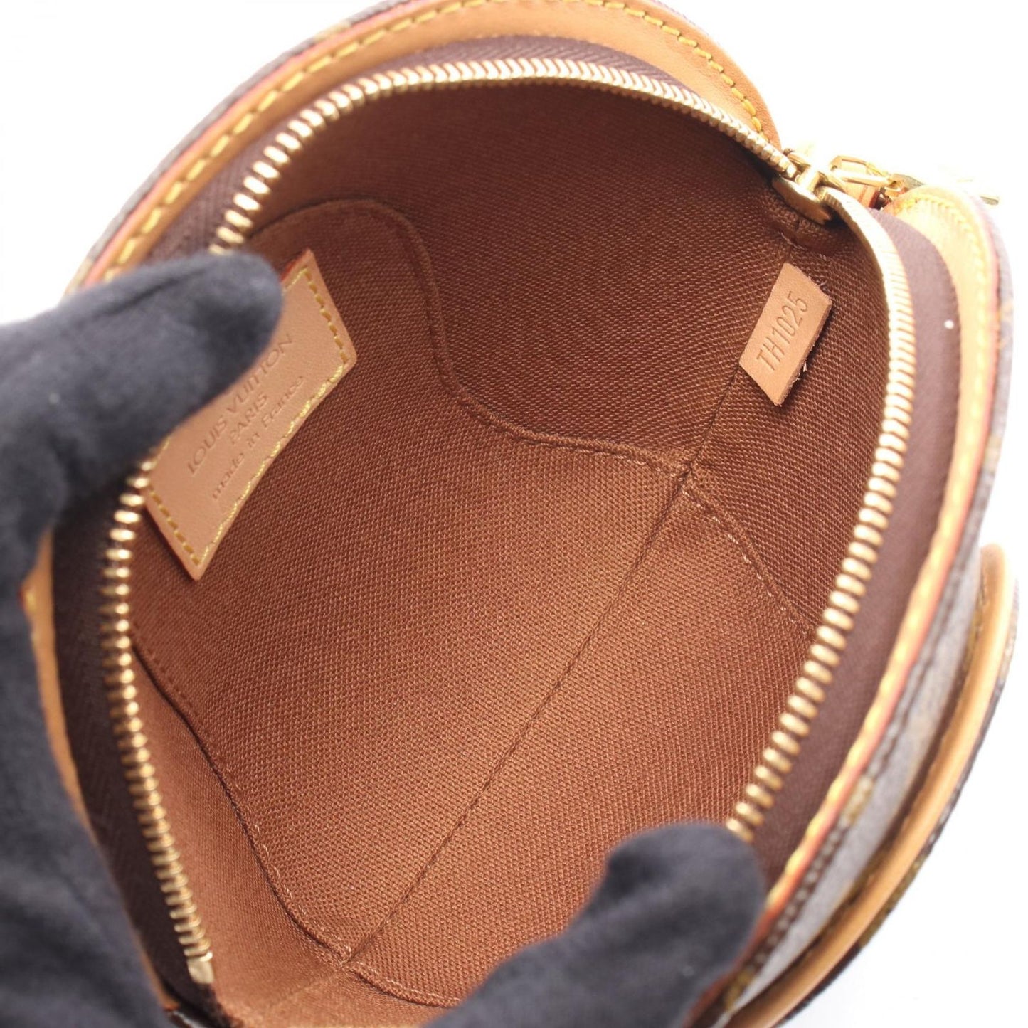 Louis Vuitton Pouch Mini Leather Canvas — view 3