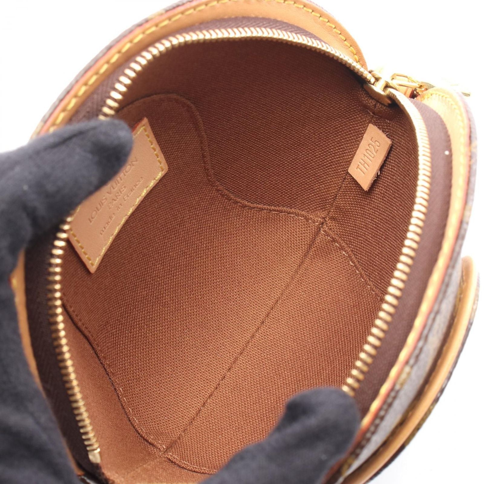 Louis Vuitton Pouch Mini Leather Canvas — view 3