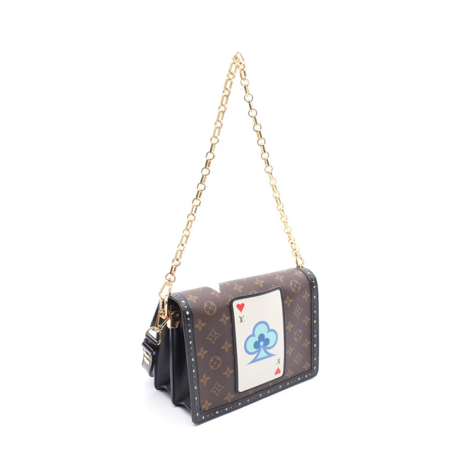 Louis Vuitton Shoulder Bag MM Canvas Leather — view 2