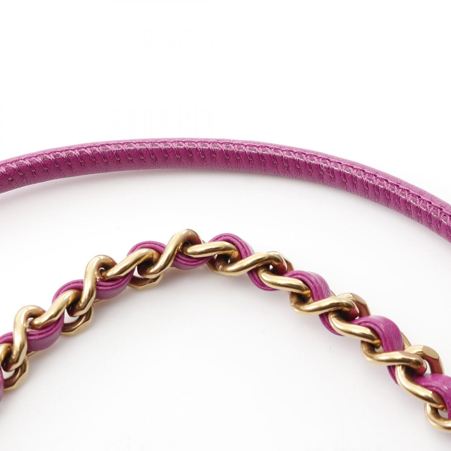 Chanel Shoulder Bag 22 Mini Purple Leather 22 Quilted 2-Way Che — view 7