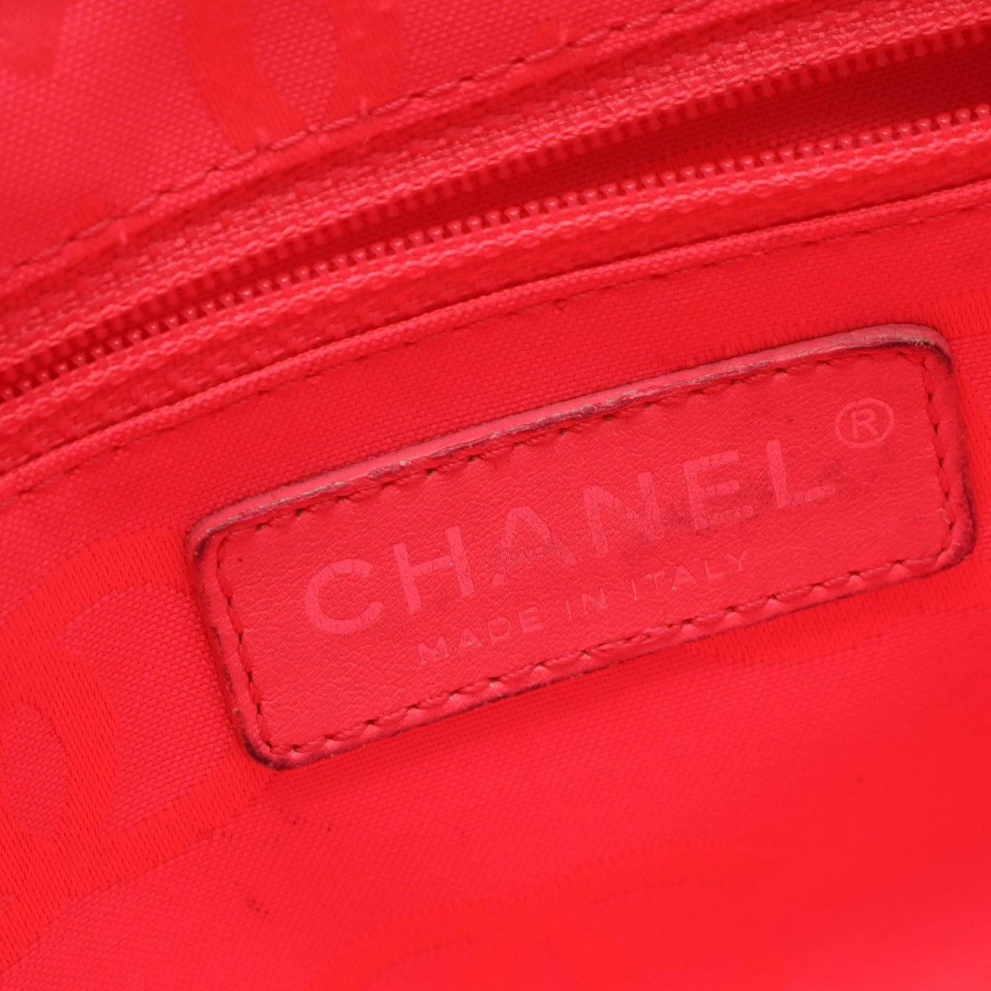 Chanel Cambon Line Black Enamel Leather Patent Shoulder Bag — view 4