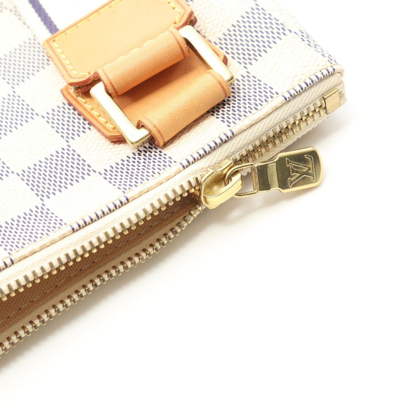 Louis Vuitton Shoulder Bag Pochette Canvas Leather — view 9