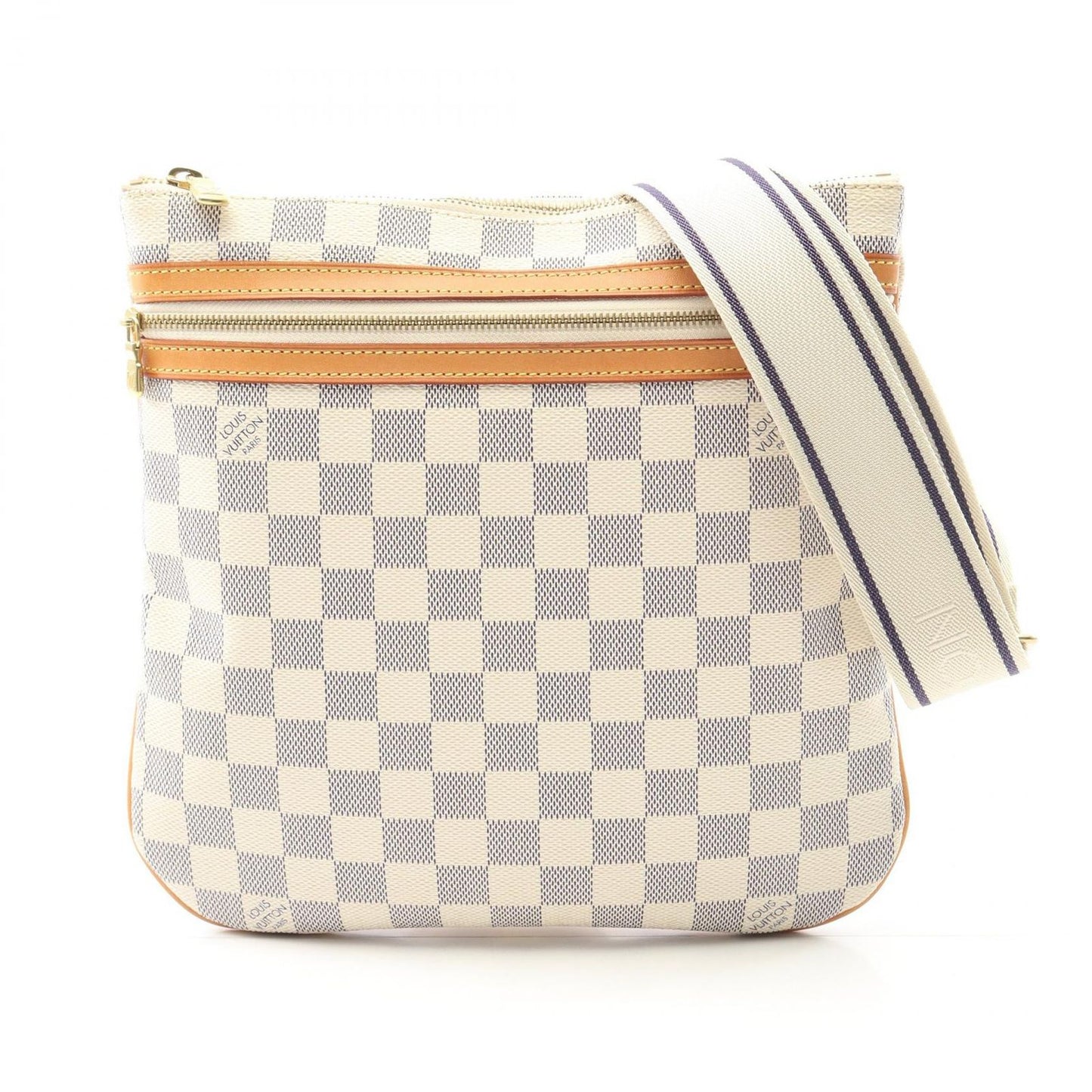Louis Vuitton Shoulder Bag Pochette Canvas Leather