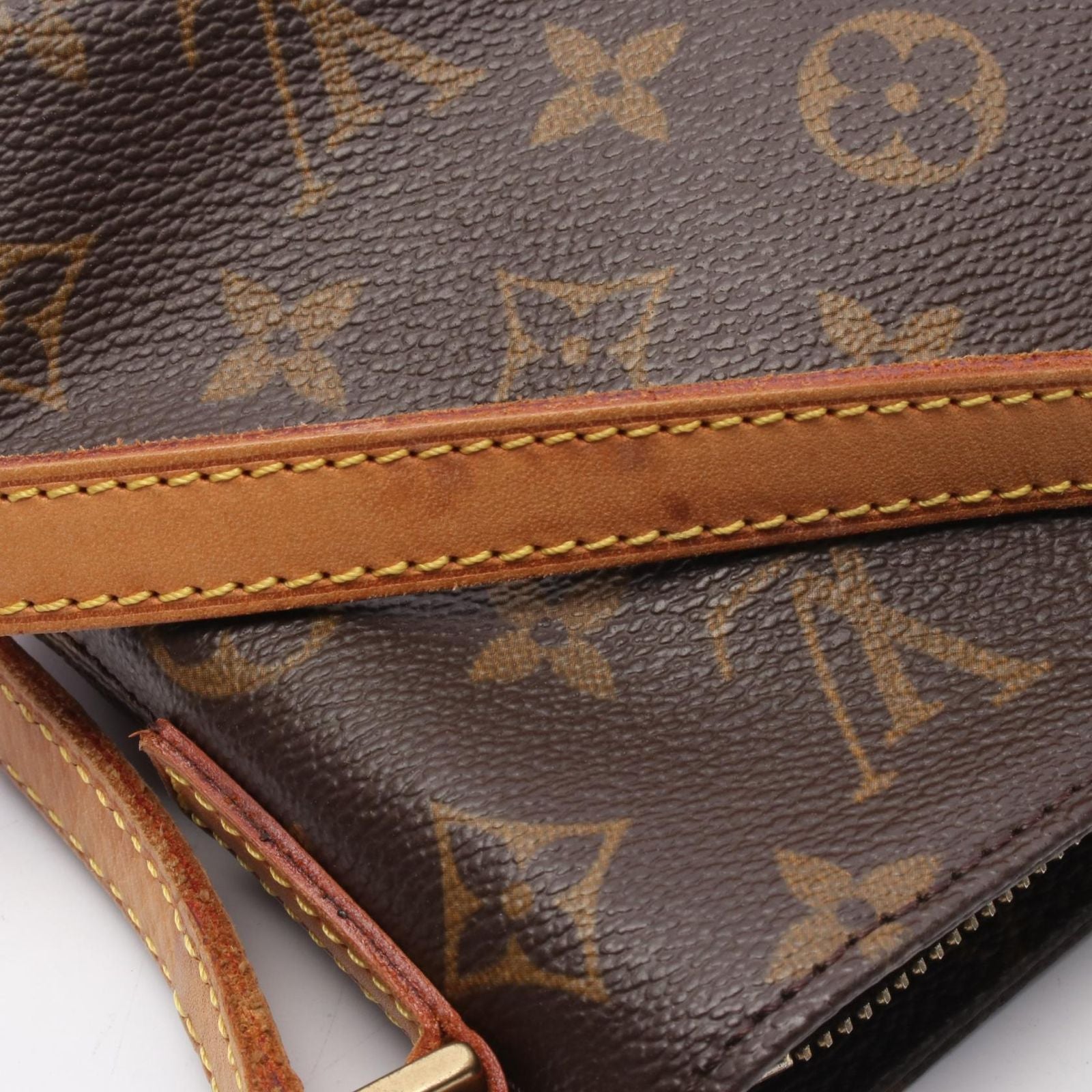 Louis Vuitton Shoulder Bag Tobta Canvas Leather — view 7