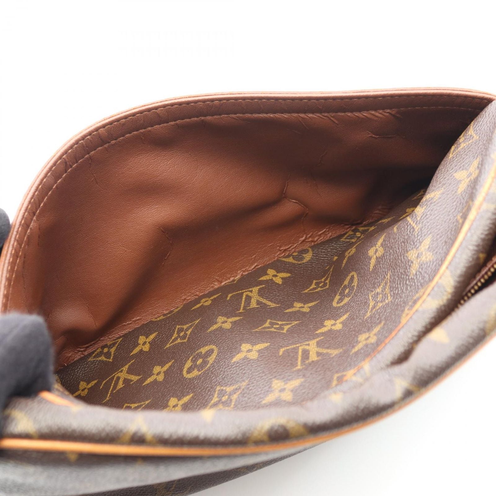 Louis Vuitton Shoulder Bag Canvas Leather — view 7