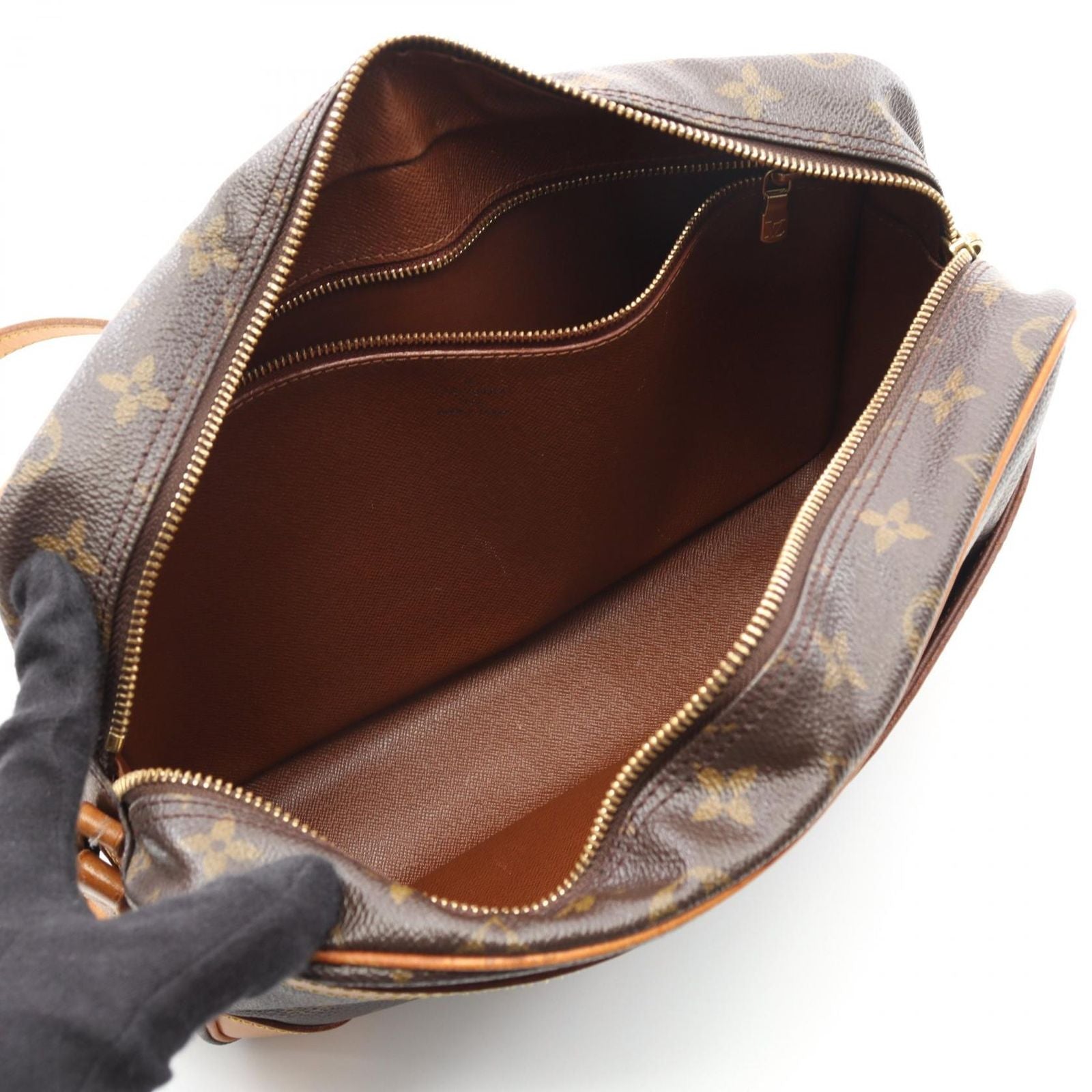 Louis Vuitton Shoulder Bag Canvas Leather — view 3