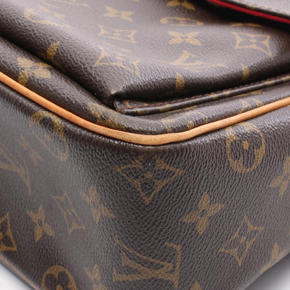 Louis Vuitton Shoulder Bag GM Canvas Leather — view 7