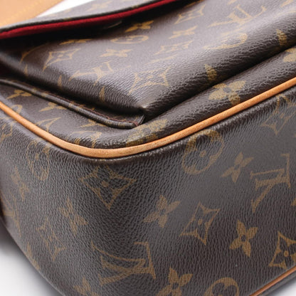 Louis Vuitton Shoulder Bag GM Canvas Leather — view 6