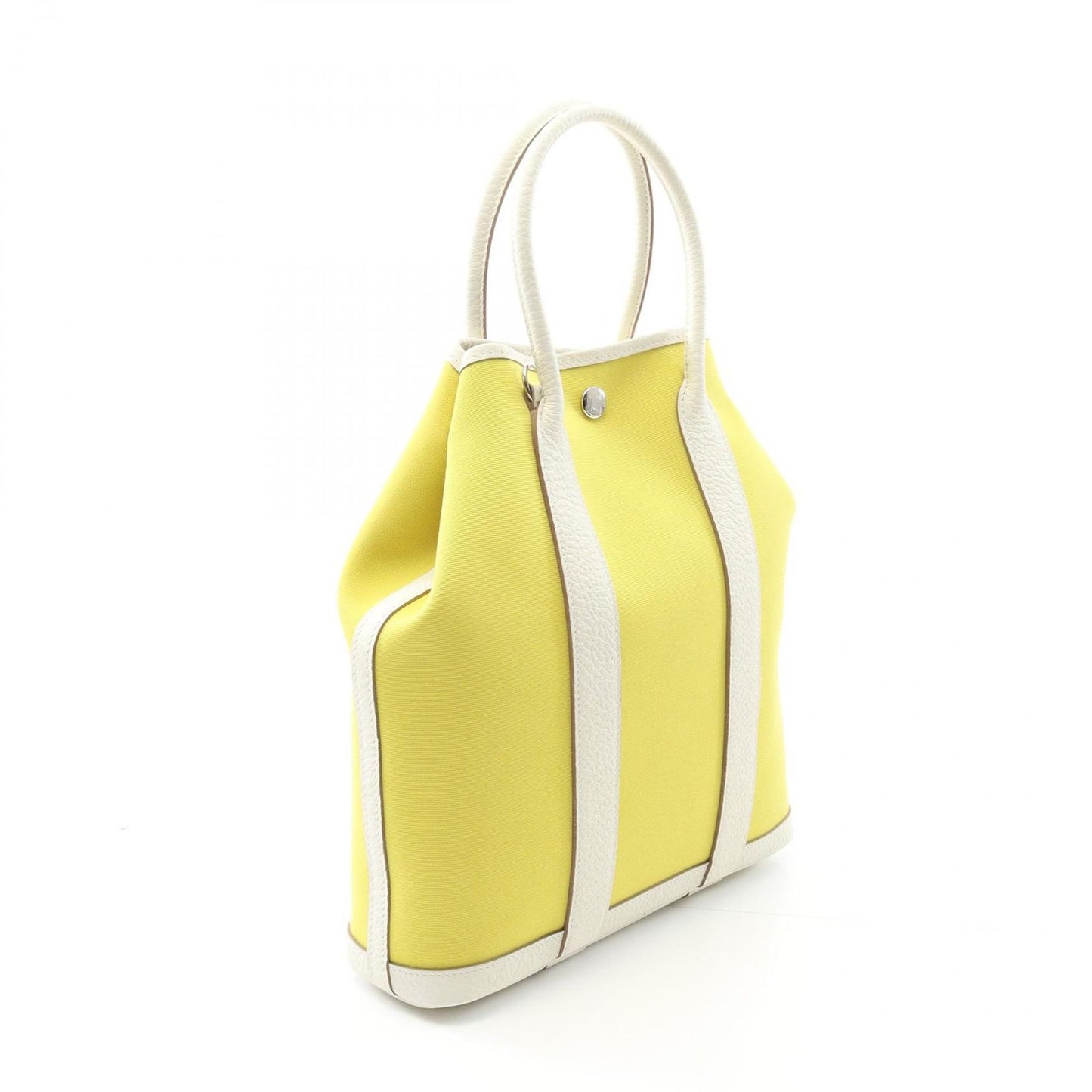 Hermes Tote Garden File PM Lamu Cles Canvas Leather — view 2