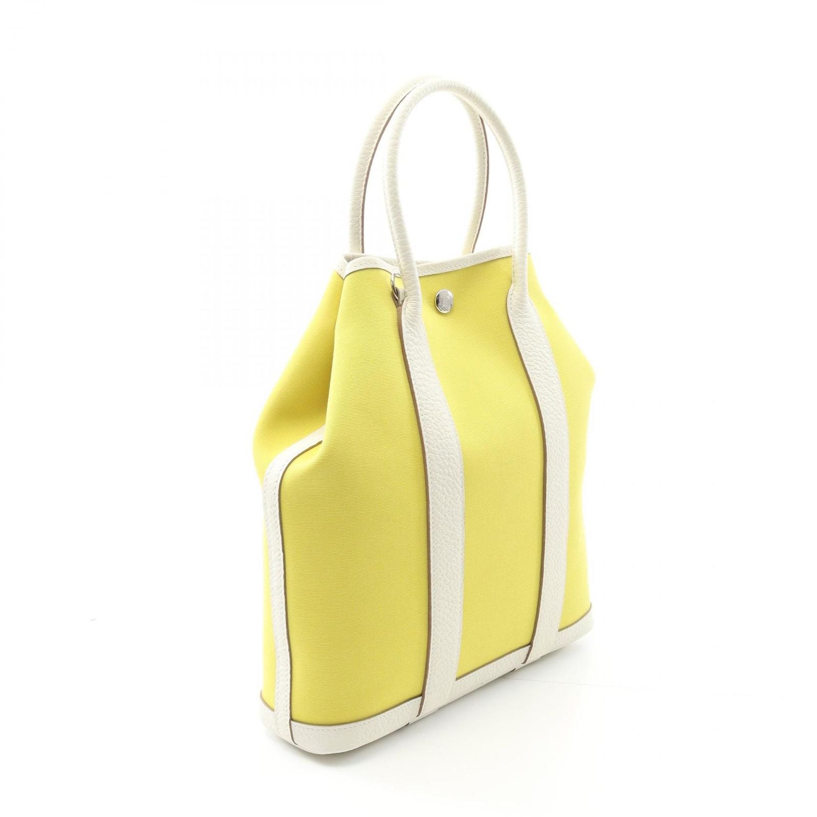 Hermes Tote Garden File PM Lamu Cles Canvas Leather — view 2