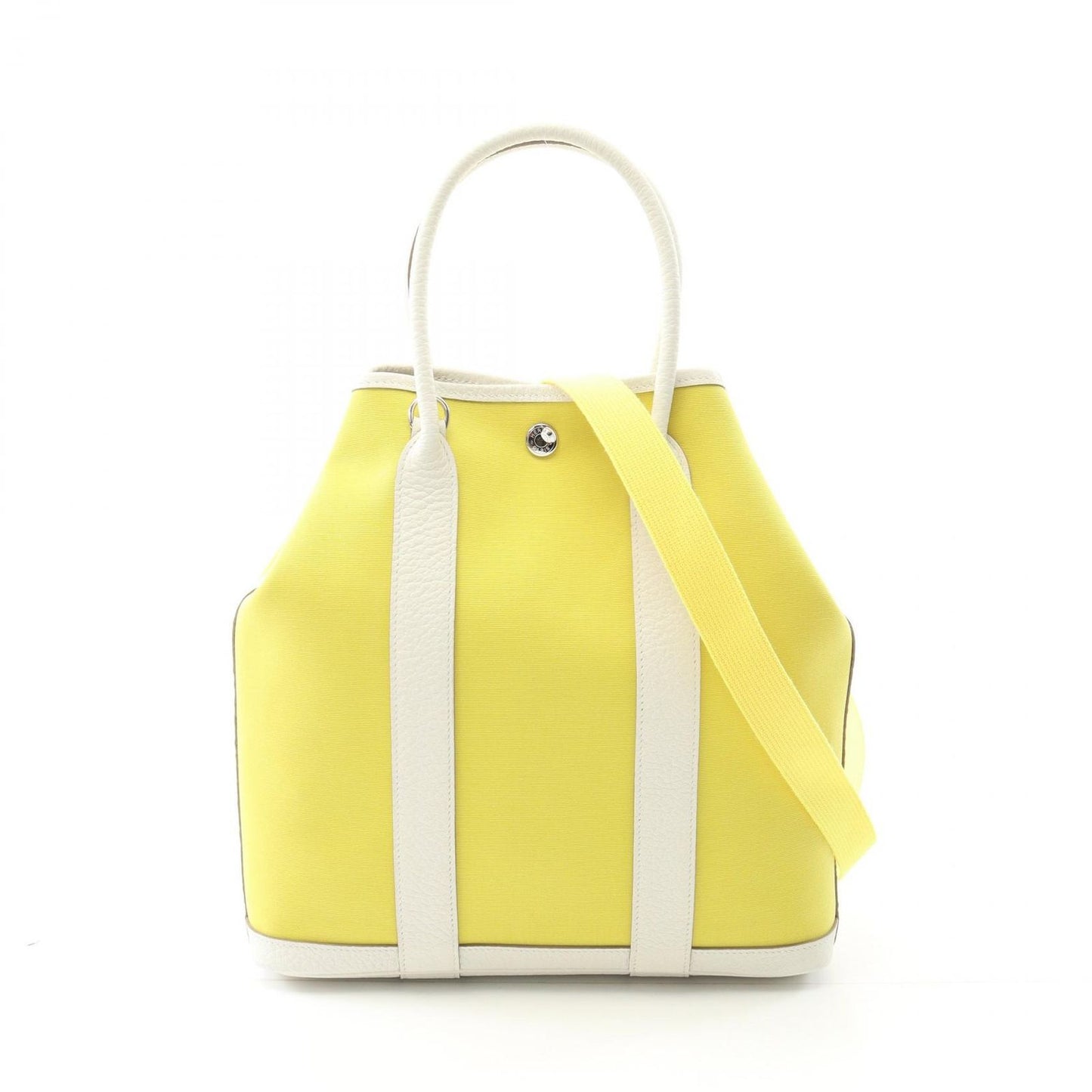 Hermes Tote Garden File PM Lamu Cles Canvas Leather