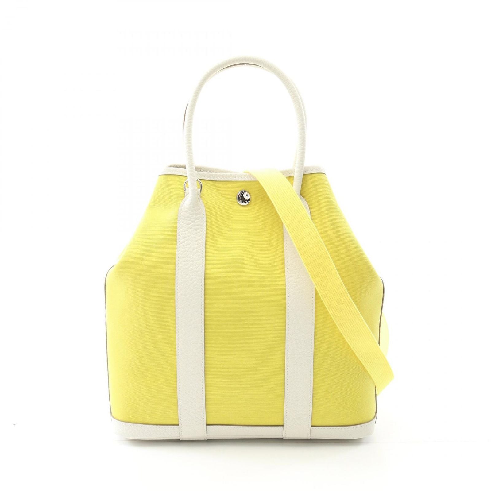 Hermes Tote Garden File PM Lamu Cles Canvas Leather