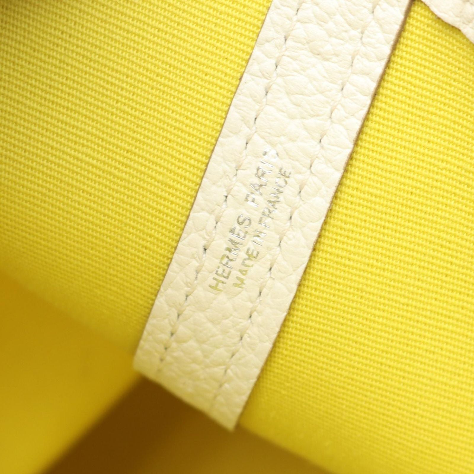 Hermes Tote Garden File PM Lamu Cles Canvas Leather — view 4