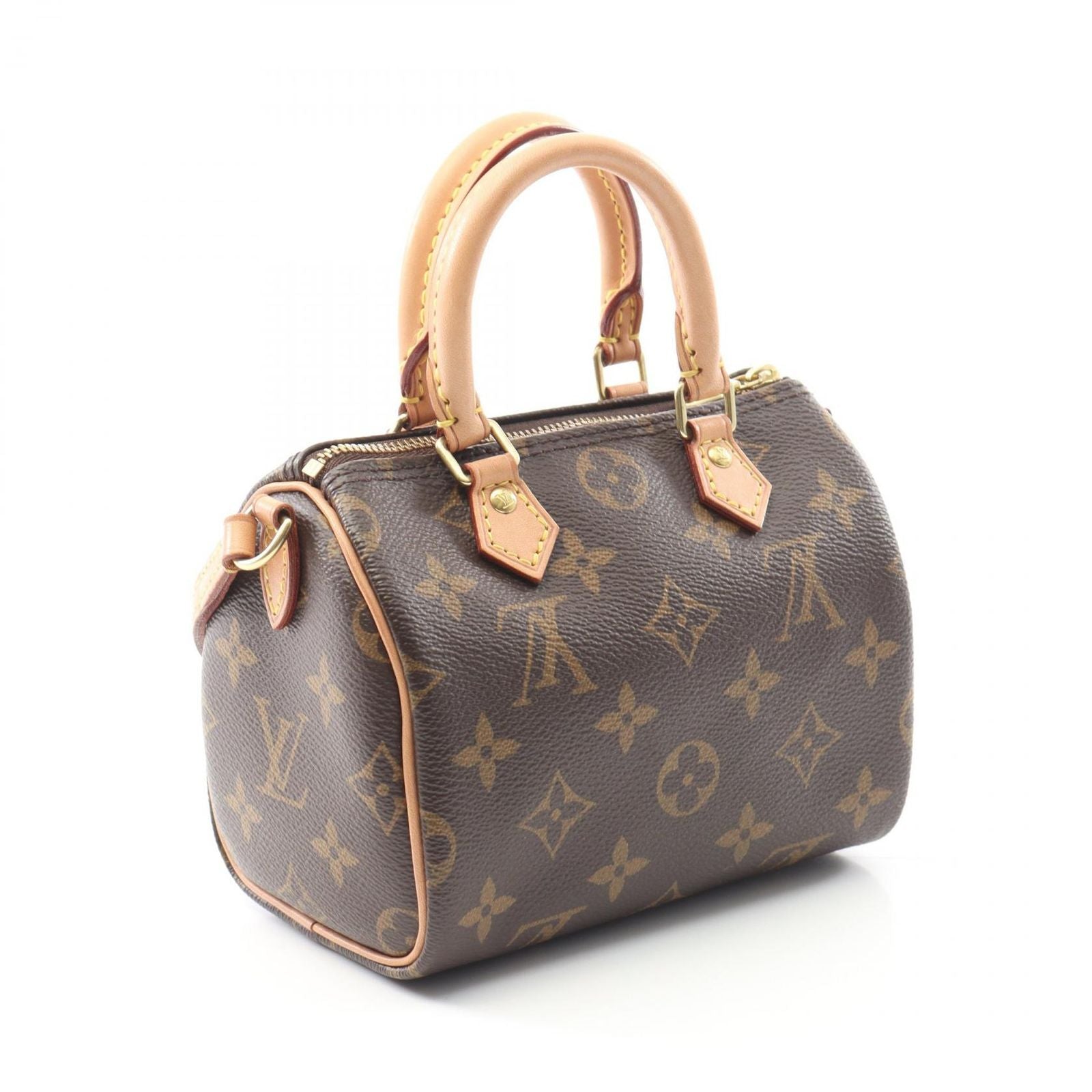 Louis Vuitton Shoulder Bag Naofspeedy Canvas Leather Naof Speedy — view 2