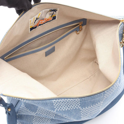 Louis Vuitton Shoulder Bag Bo Denim Blue — view 3