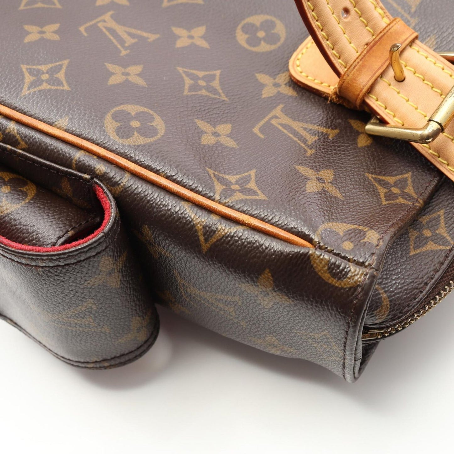 Louis Vuitton Handbag letee Canvas Leather — view 8