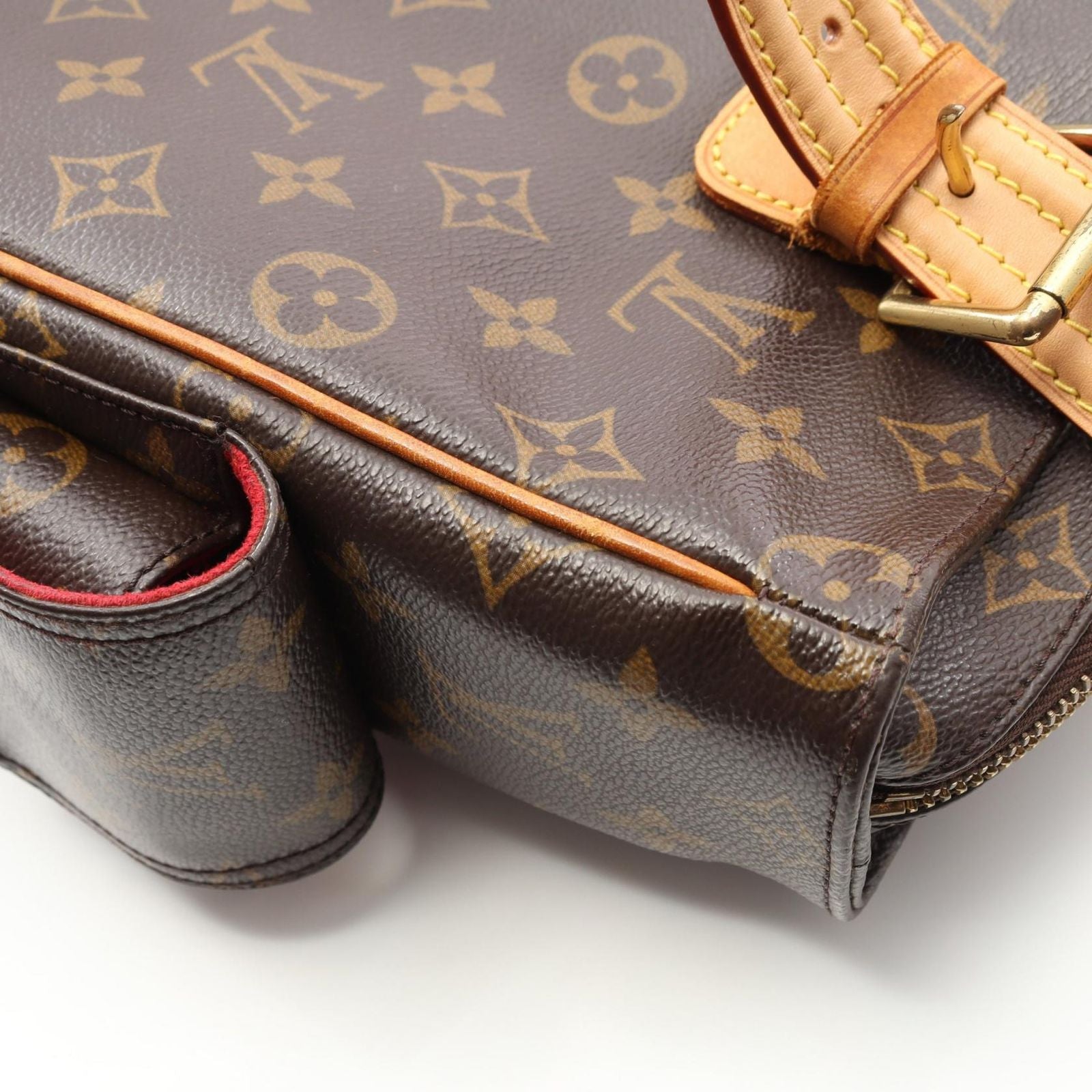 Louis Vuitton Handbag letee Canvas Leather — view 8