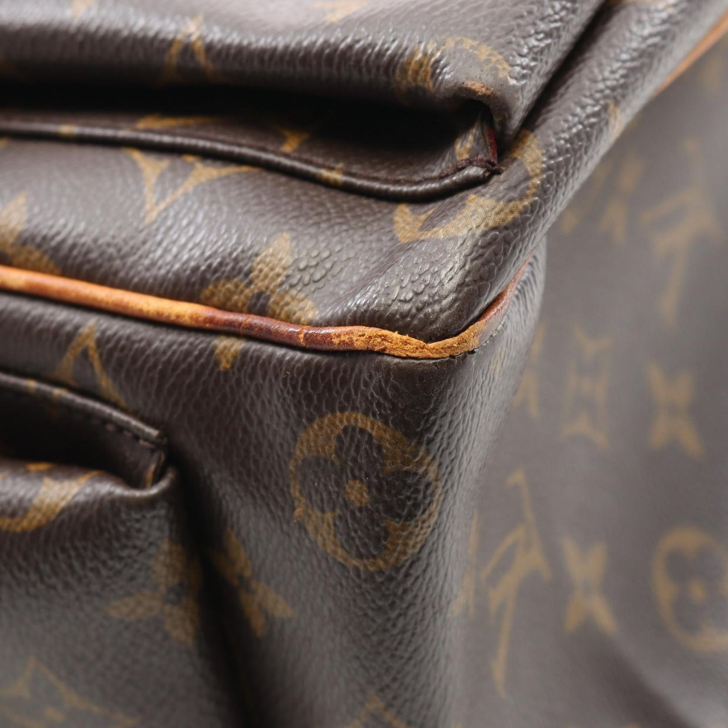 Louis Vuitton Handbag letee Canvas Leather — view 7