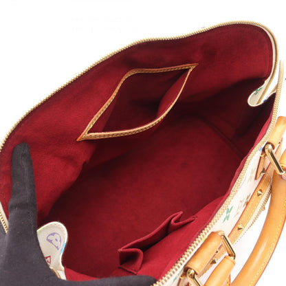 Louis Vuitton Handbag Alma Blanc Canvas Leather — view 3