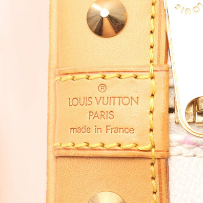 Louis Vuitton Handbag Alma Blanc Canvas Leather — view 4