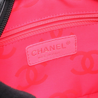 Chanel Handbag Cambon Line Black Leather Aninesa pouch — view 4