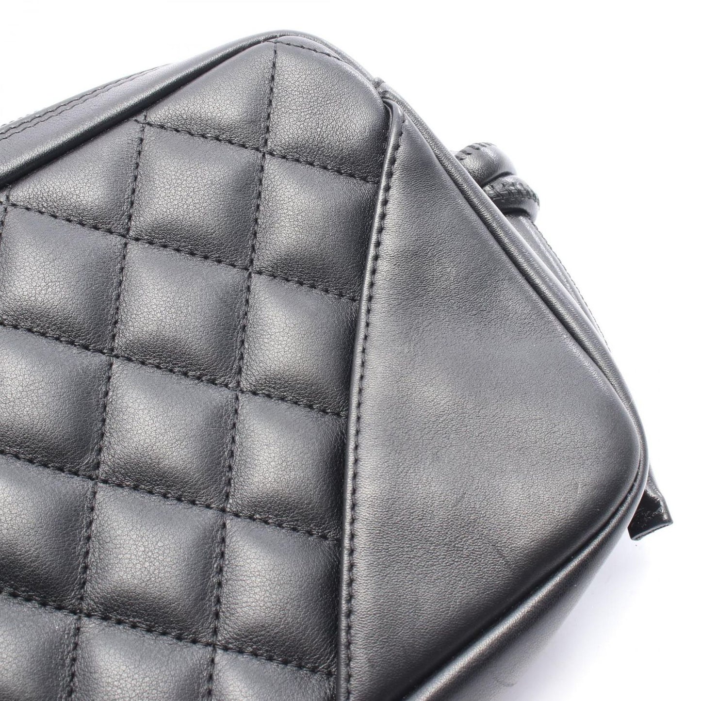 Chanel Handbag Cambon Line Black Leather Aninesa pouch — view 7