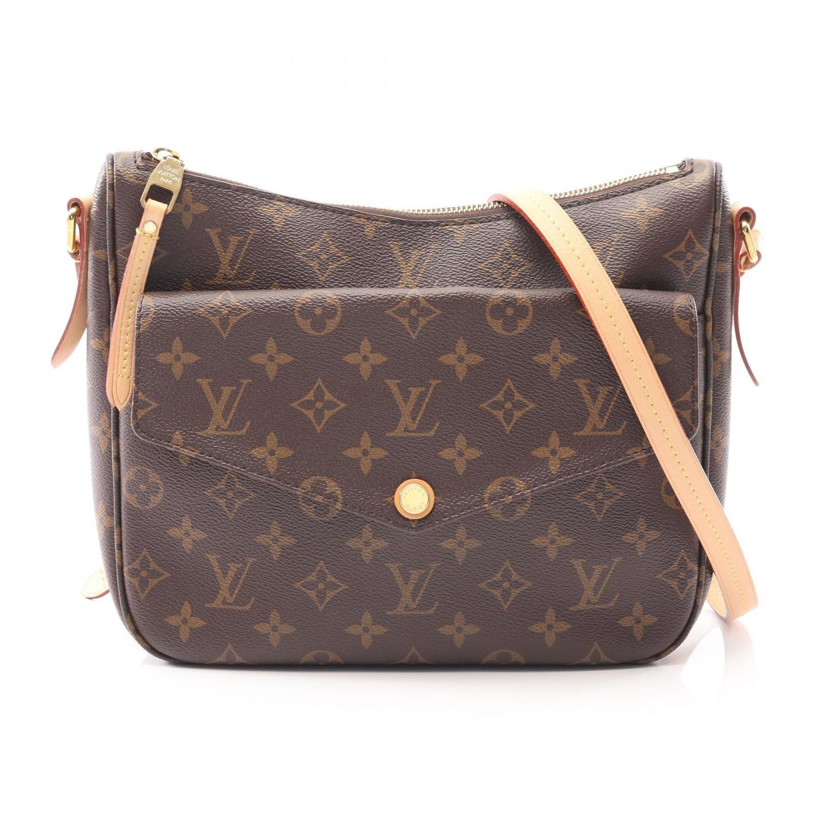 Louis Vuitton Shoulder Bag Canvas Leather