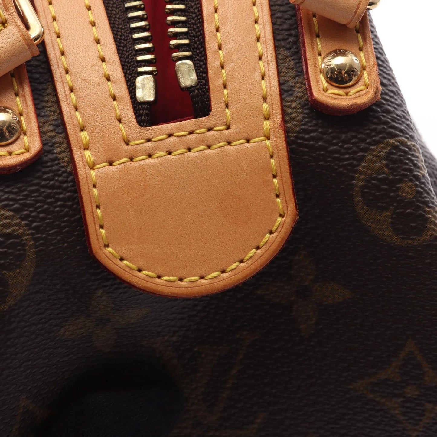 Louis Vuitton Shoulder Bag Ninelala Canvas Leather — view 7